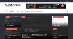Desktop Screenshot of codespeaker.com